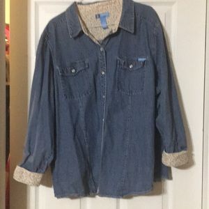 Denim Duck Head shirt. Size 3X